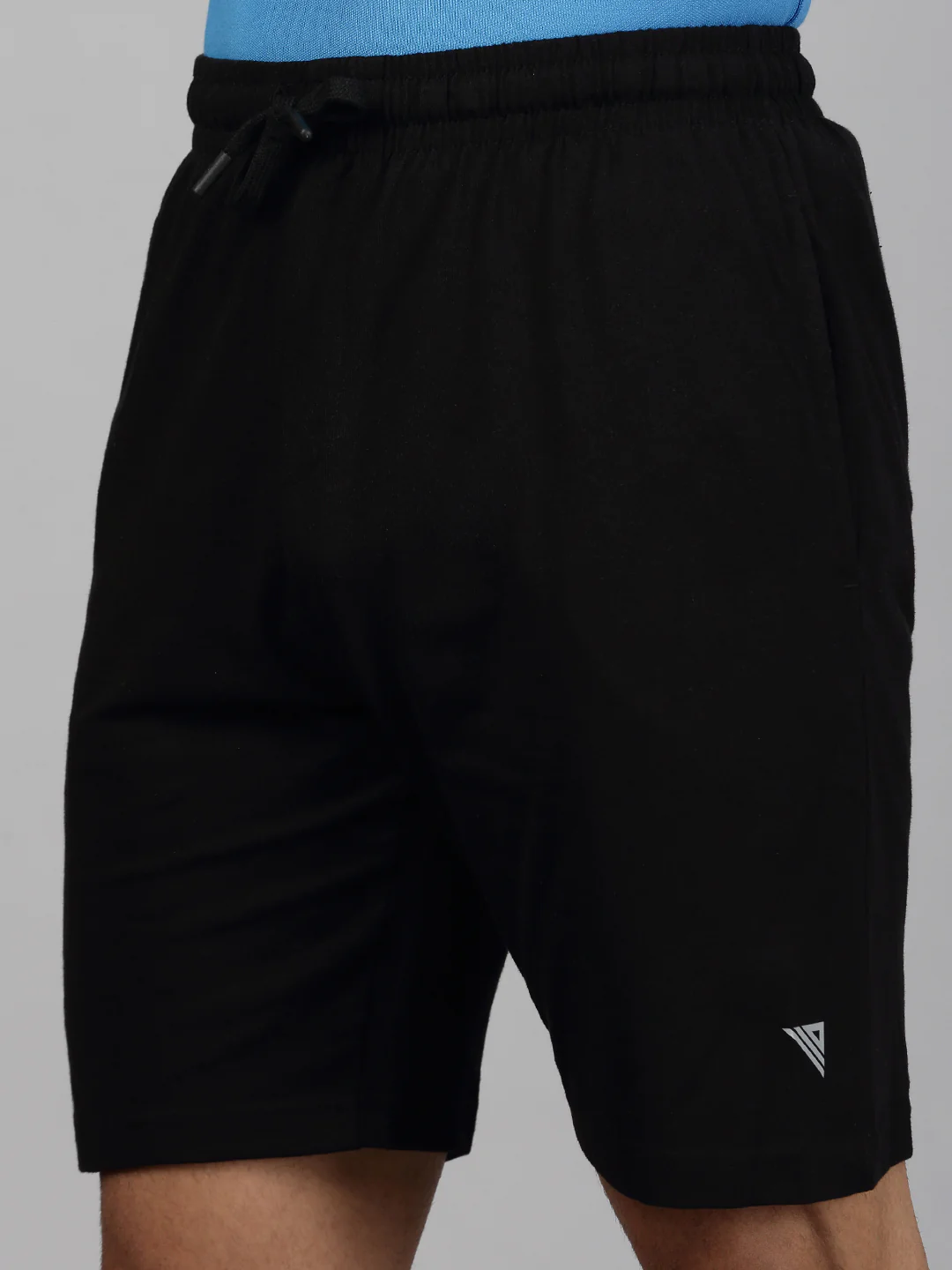 Blue Polo T-shirt with Black Shorts Combo - Image 6
