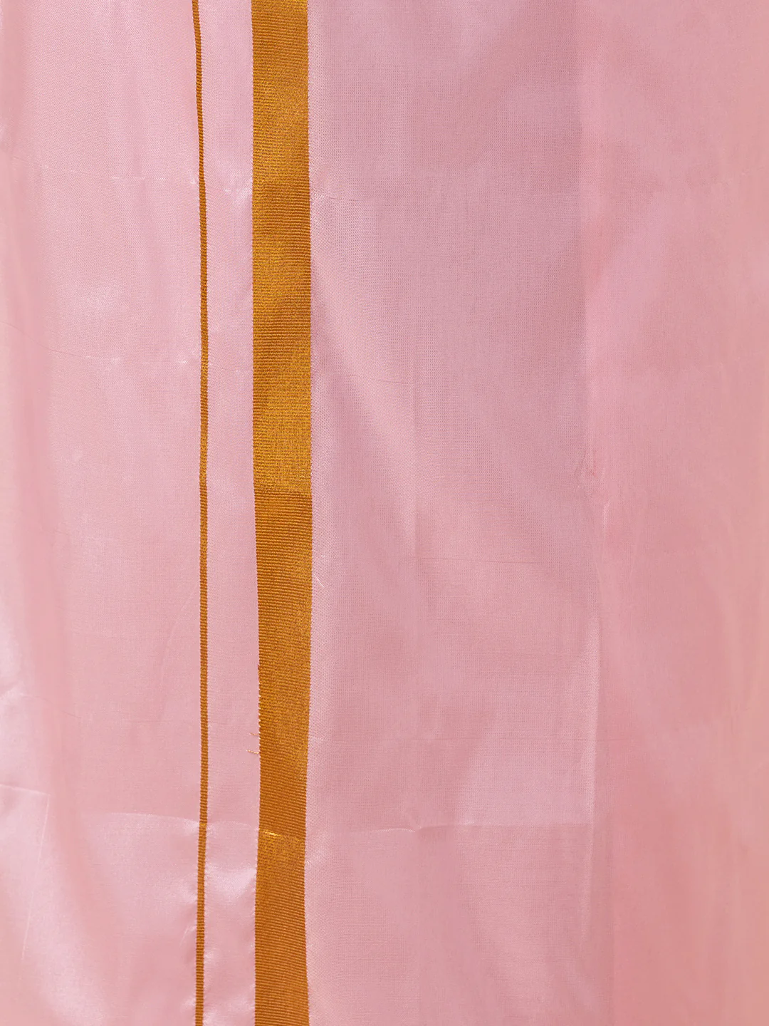 Boys Art silk Shirt & Dhoti Set Petal Pink - Image 5