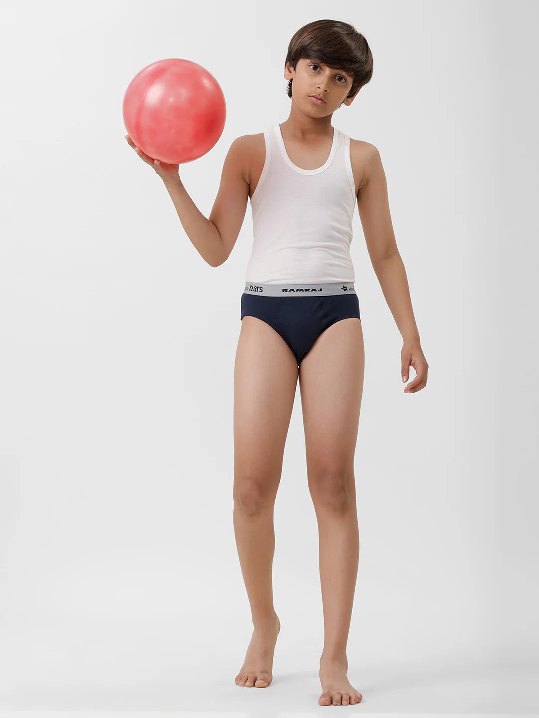 Boys Combed Cotton Assorted Colour Brief Littlestars (Pack of 4 ) - Image 6