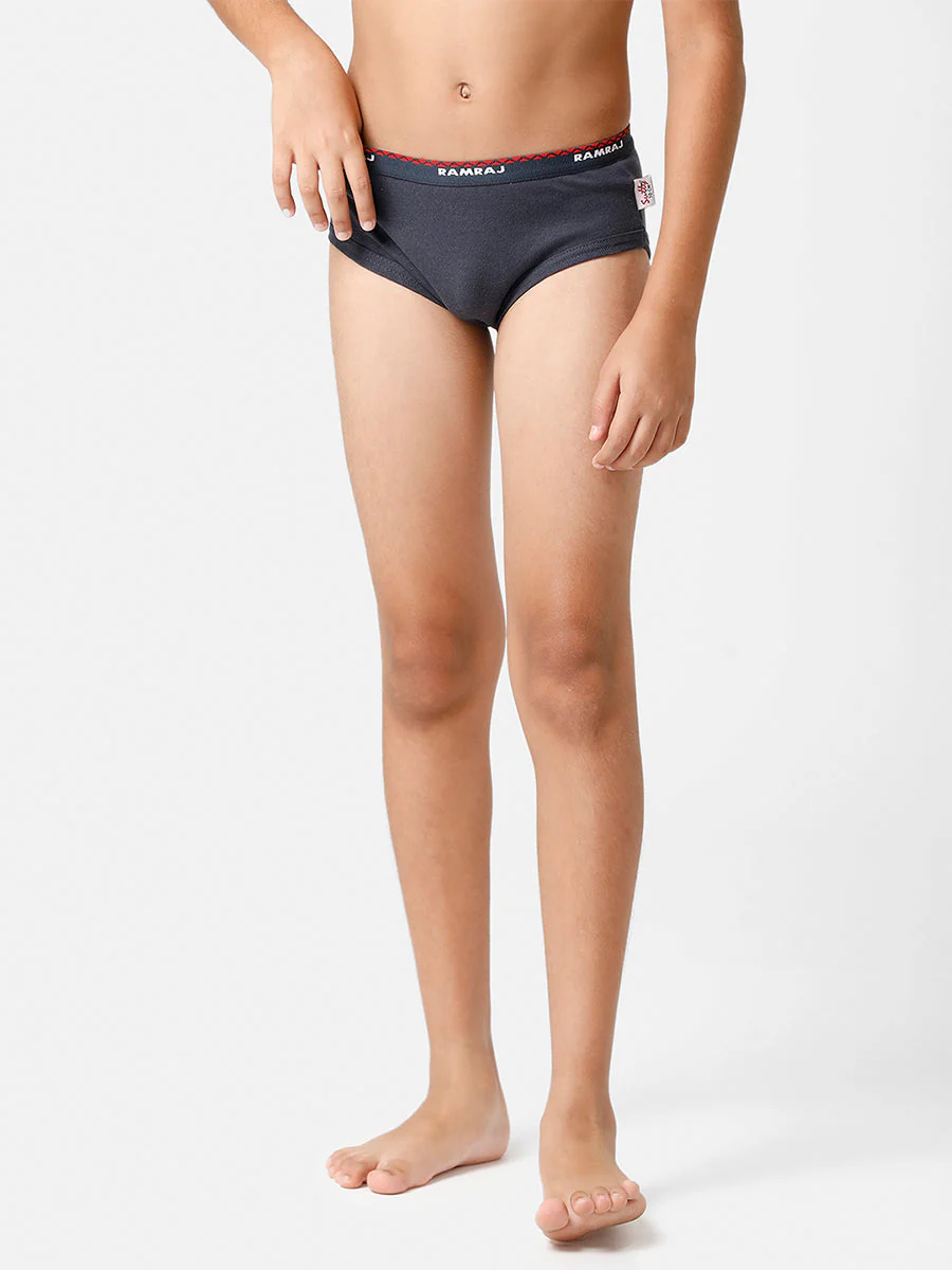 Boys Combed Cotton Assorted Colour Brief Sutty Jetty (Pack of 4) - Image 4