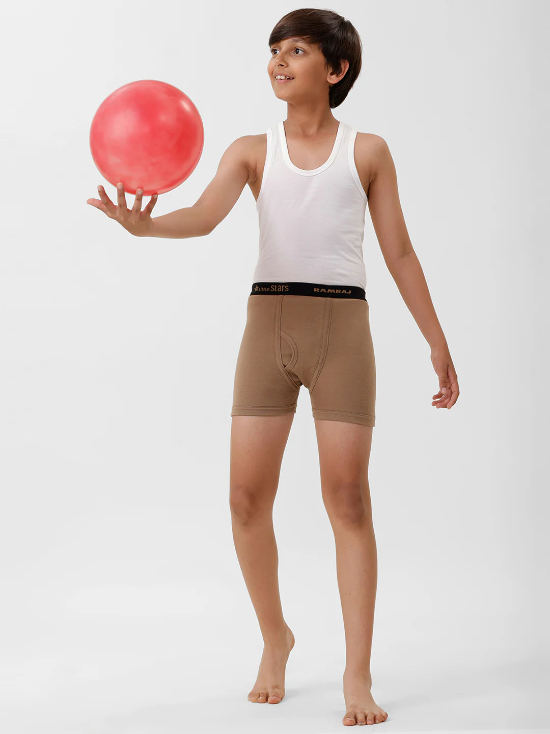 Boys Combed Cotton Assorted Colour Trunks (Pack of 4) - Image 2