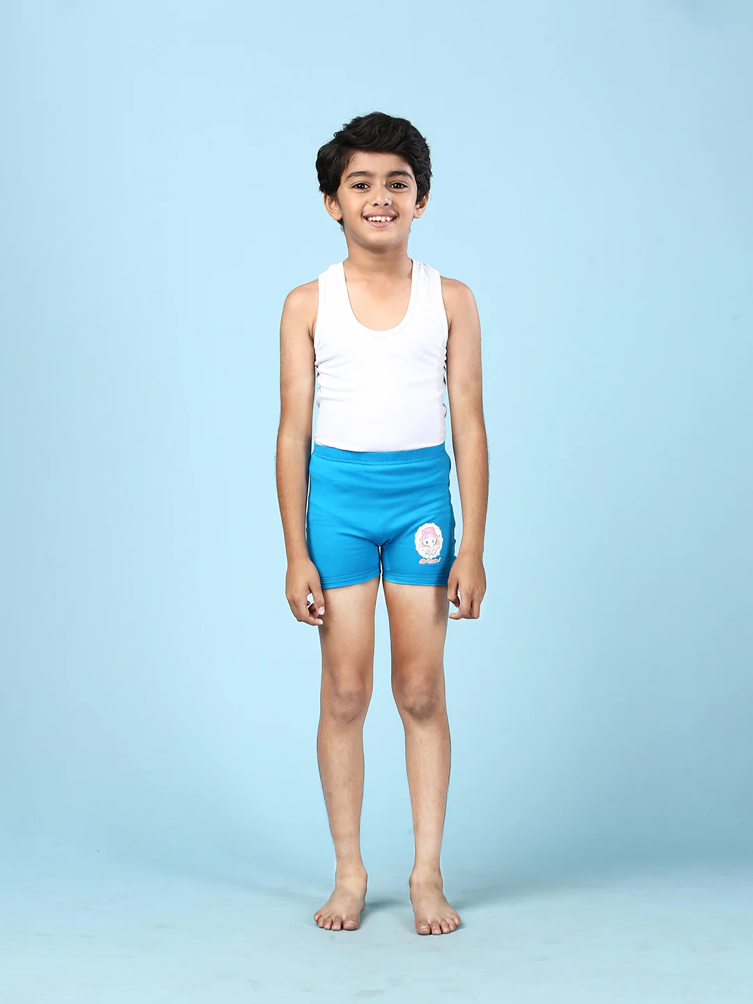Boys Combed Cotton Assorted Colours Drawer (Pack of 5) - Image 3