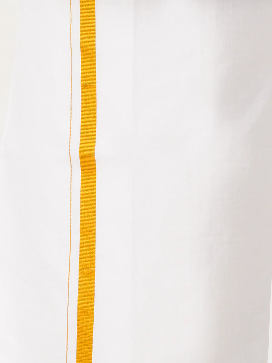 Boys Fantastic Kurta & White Dhoti Set Navy FS8 - Image 6