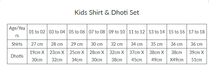 Boys Matching Dhoti & Shirt Combo Blue C11 - Image 7
