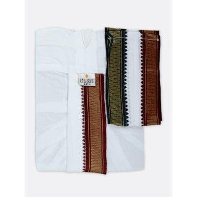 Boys Mayilkhan Panchakacham & Towel Set - Image 4