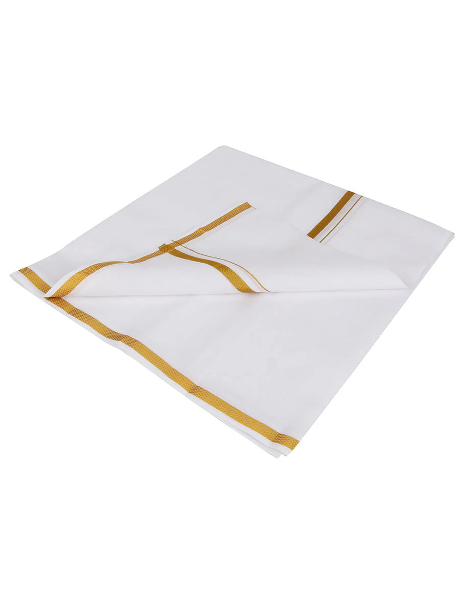 Cherry White 3/4" inch Border Towel - Image 3