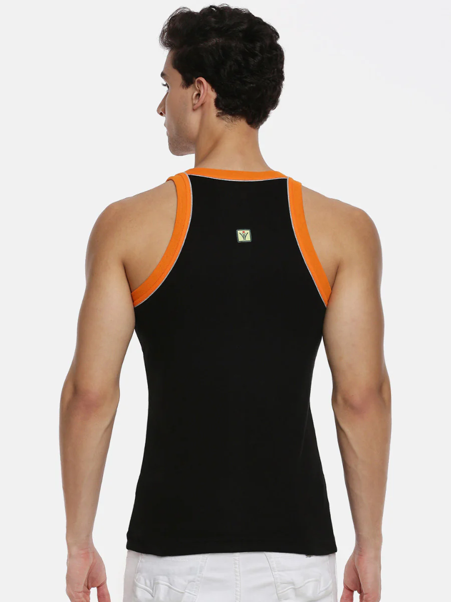 Combed Cotton Assorted Colour Gym Vest Archery RN 5001 (Pack of 2) - Image 6