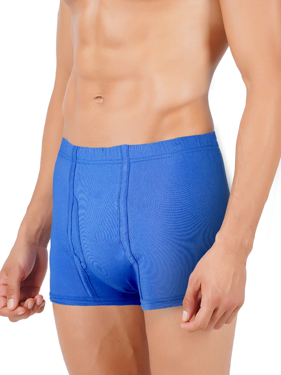 Combed Cotton Assorted Colour IE Without Pocket Trunk Vintrack (Pack of 2) - Image 4