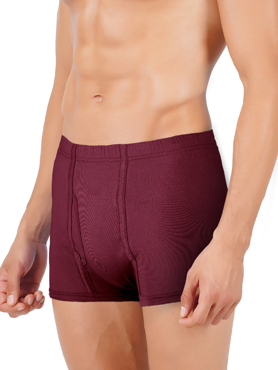 Combed Cotton Assorted Colour IE Without Pocket Trunk Vintrack (Pack of 2) - Image 8