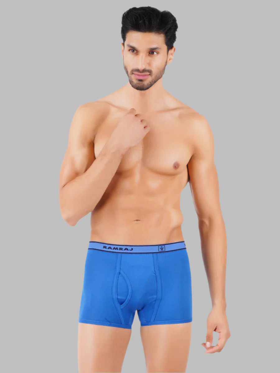 Combed Cotton Assorted Colour OE Without Pocket Trunk Vintrack (Pack of 2)