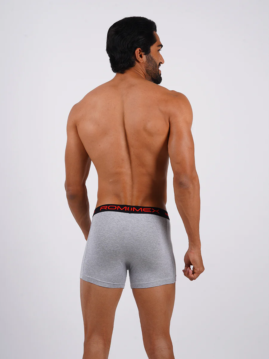 Combed Cotton Assorted Colour Without Pocket Trunk Romex (Pack of 2) - Image 4