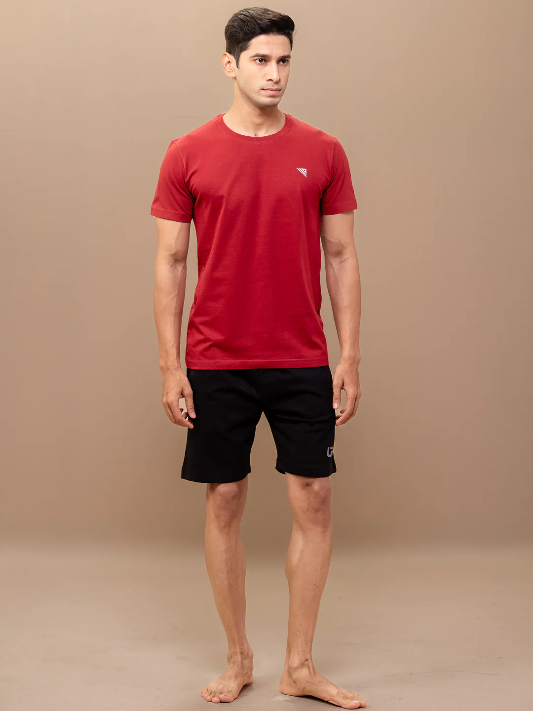 Combed Cotton Rich Agile Shorts Black AGS3 - Image 3