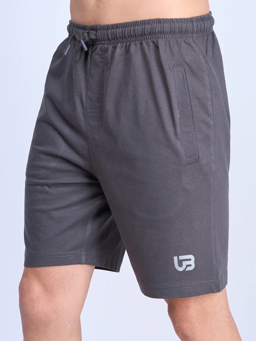 Combed Cotton Rich Agile Shorts Dark Grey AGS2