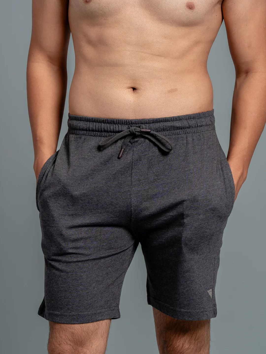 Combed Cotton Rich Expert Shorts Charcoal ES8 - Image 3