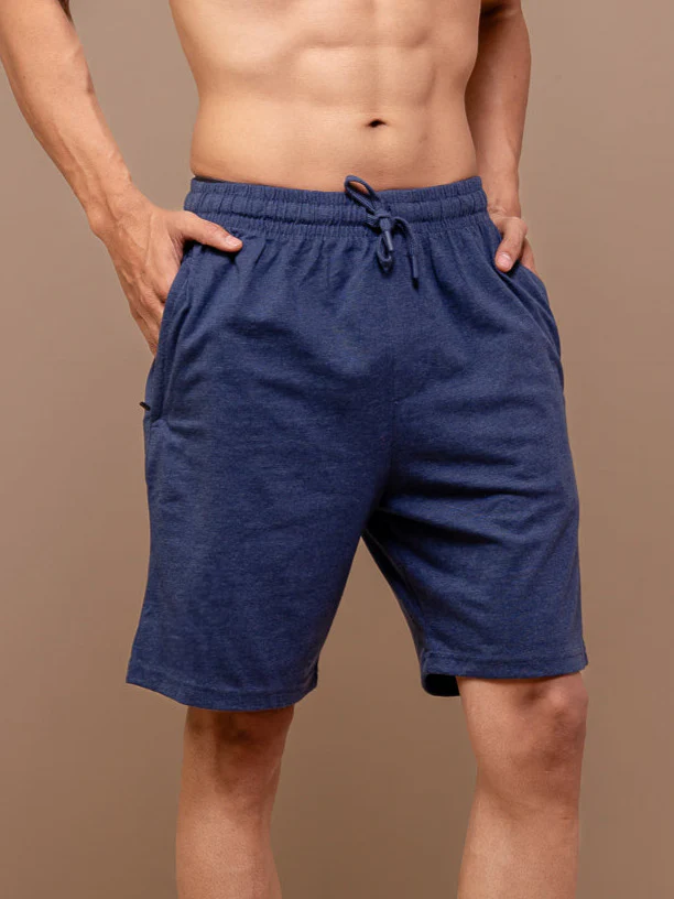 Combed Cotton Rich Expert Shorts Denim Blue ES10