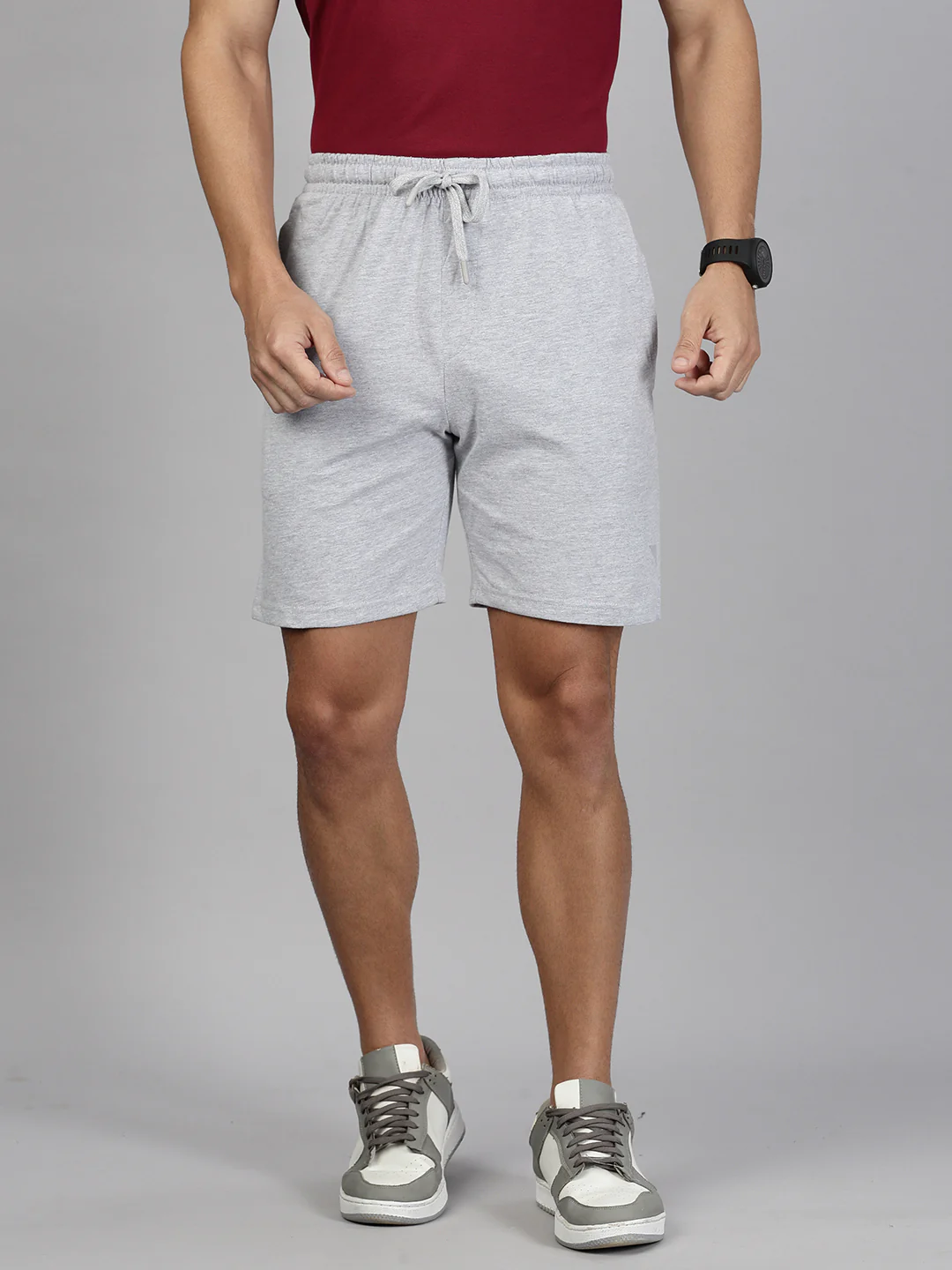Combed Cotton Rich Expert Shorts Grey ES3