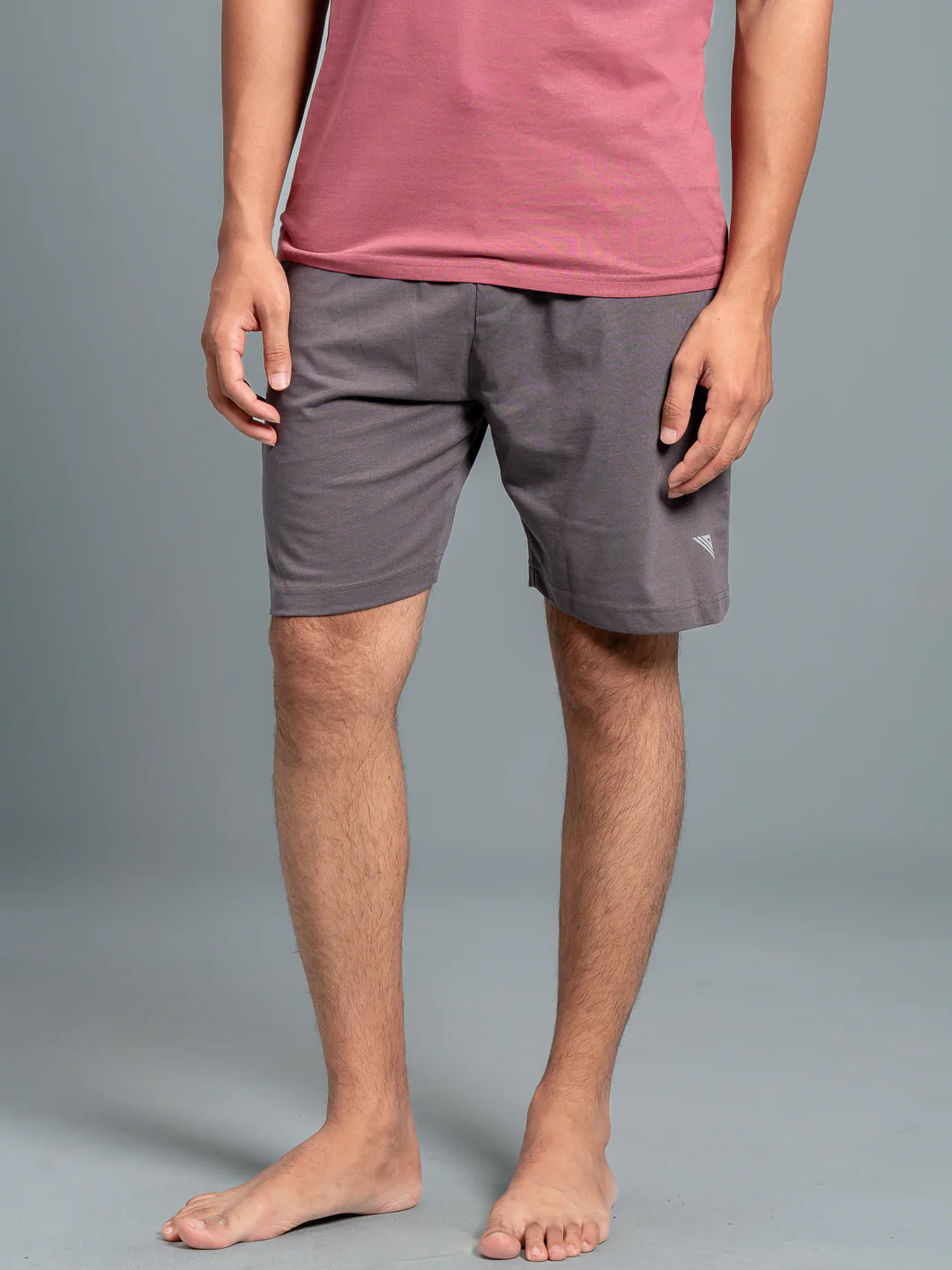Combed Cotton Rich Expert Shorts Grey ES5 - Image 2