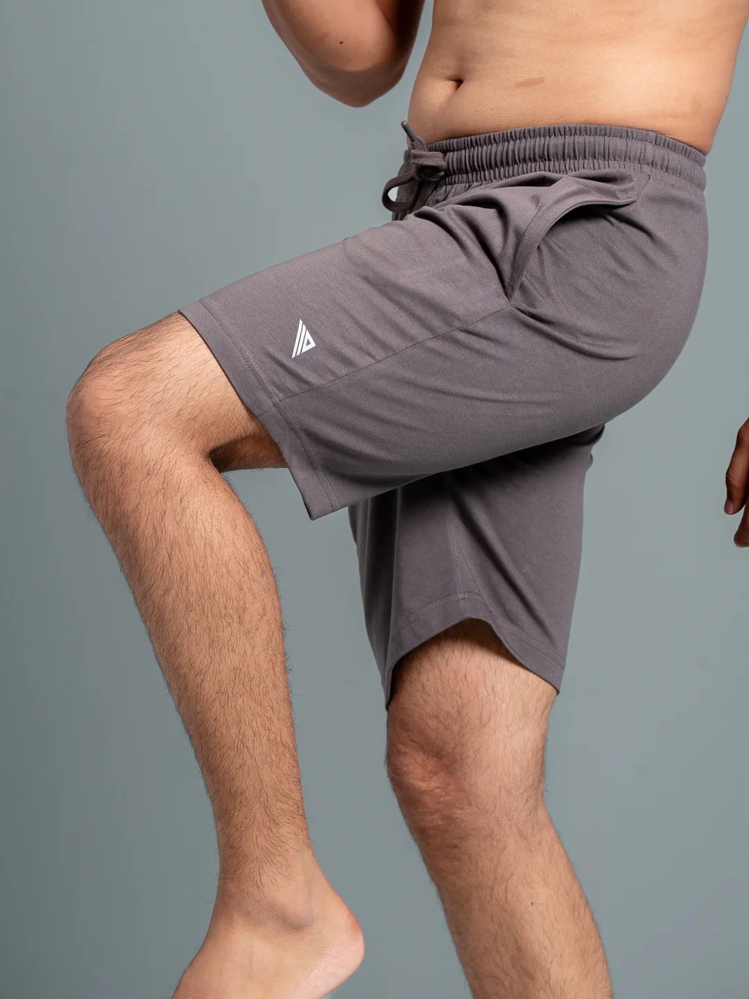 Combed Cotton Rich Expert Shorts Grey ES5 - Image 4