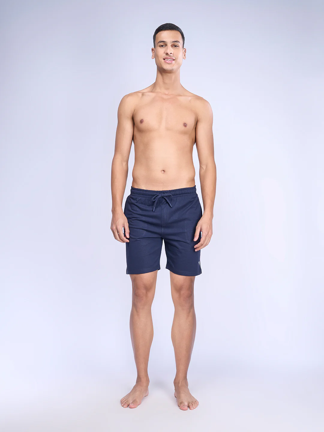 Combed Cotton Rich Expert Shorts Navy ES2 - Image 5