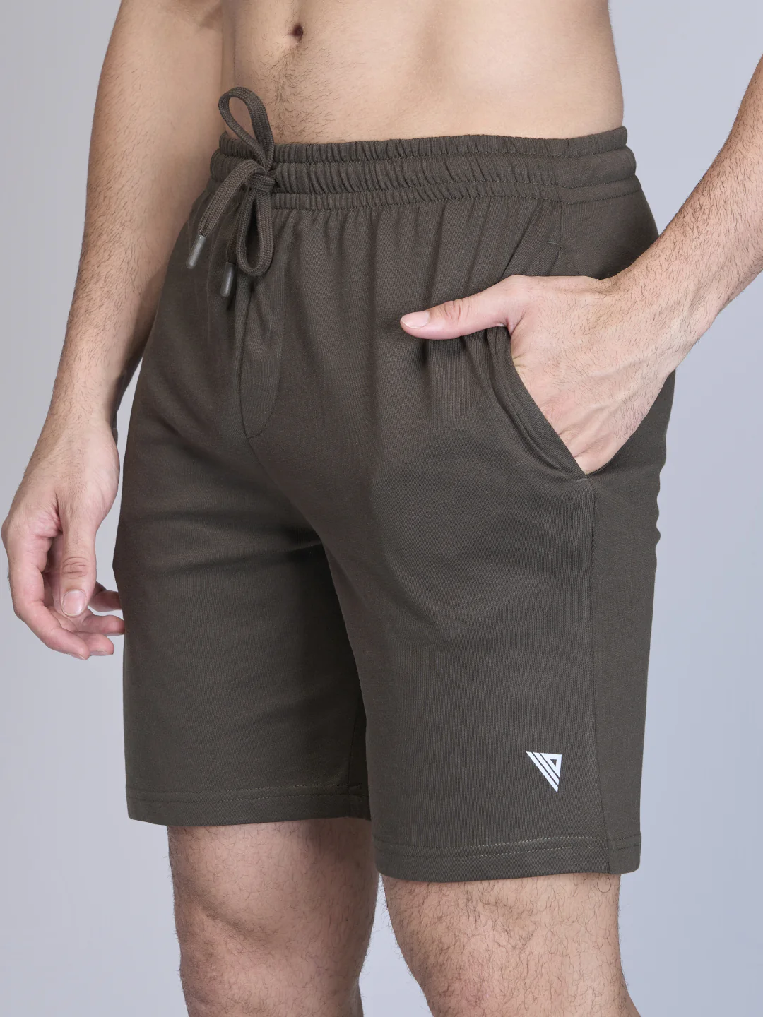 Combed Cotton Rich Expert Shorts Olive Green ES7