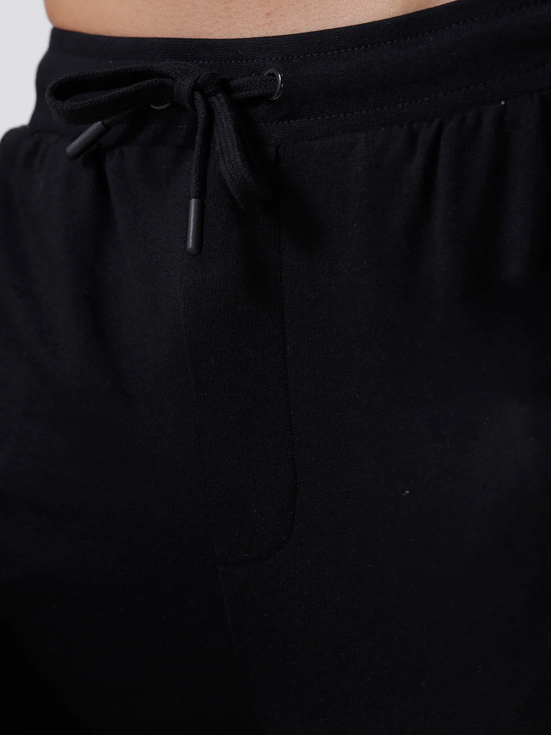 Combed Cotton Rich Jogger with Side Pockets Black EJ3 - Image 5