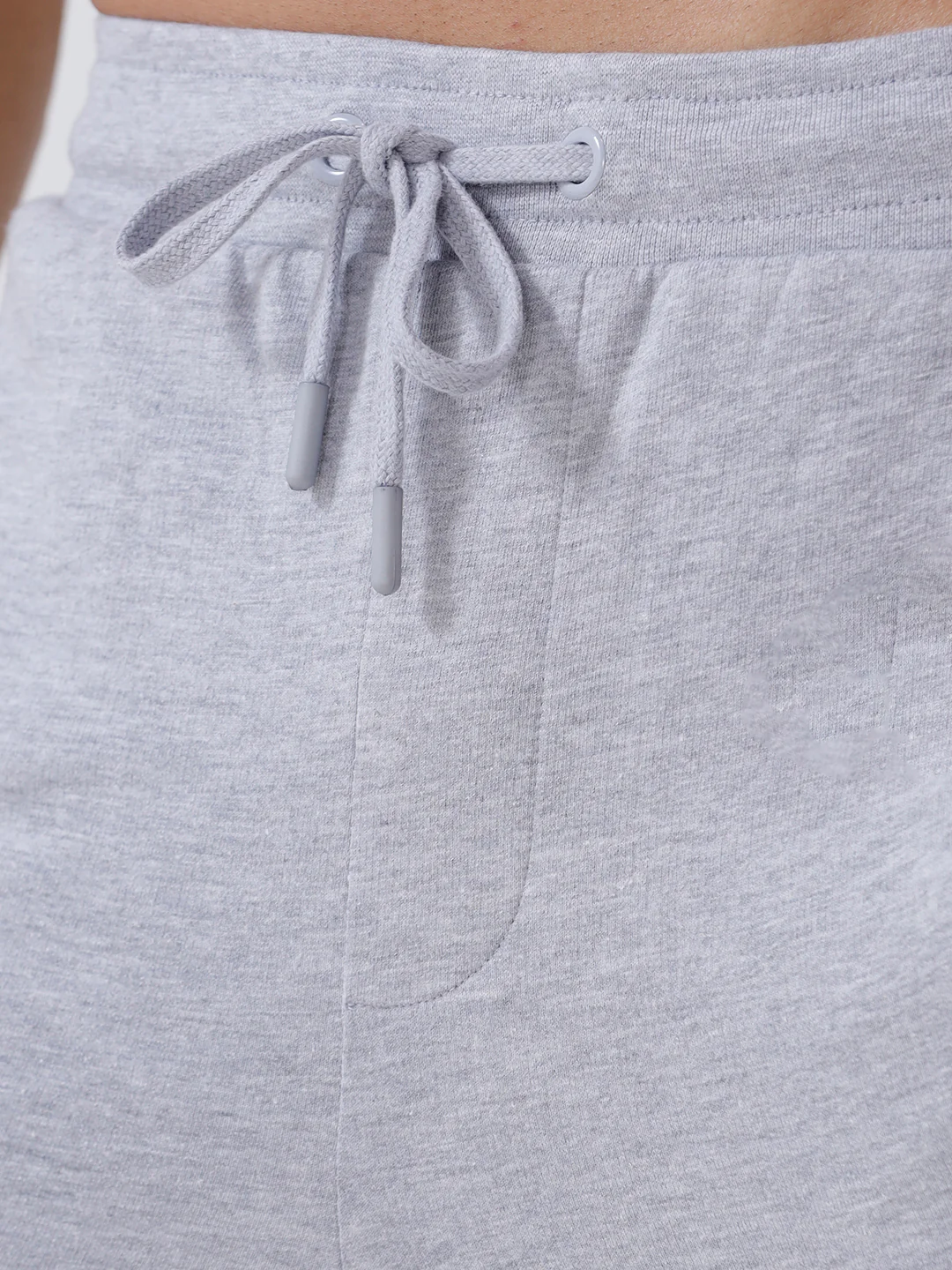 Combed Cotton Rich Jogger with Side Pockets Grey Melange EJ1 - Image 4