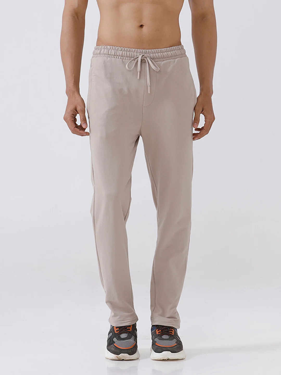 Combed Cotton Rich Track Pant with Side Pockets Beige ETT6 - Image 5
