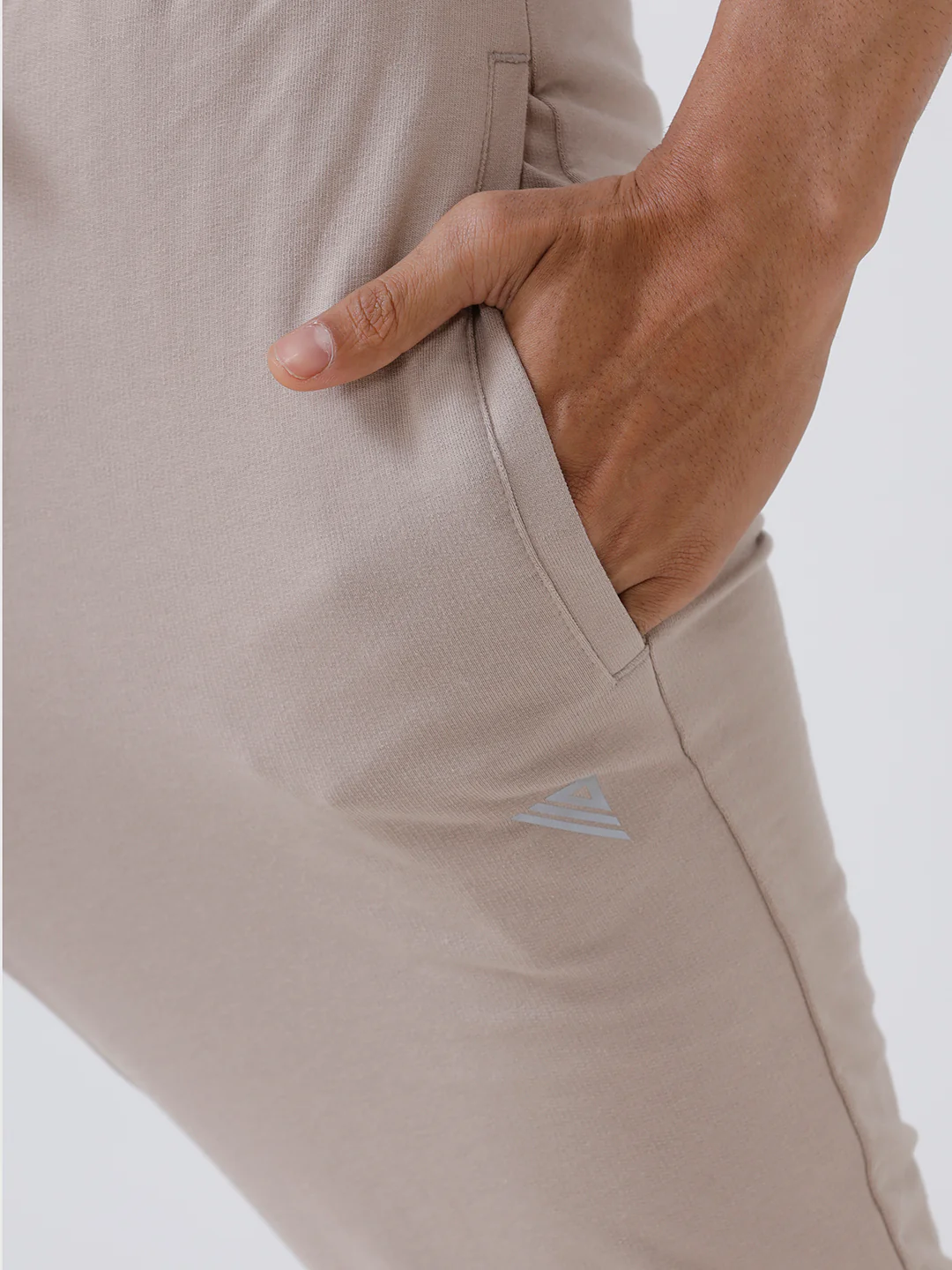 Combed Cotton Rich Track Pant with Side Pockets Beige ETT6 - Image 7