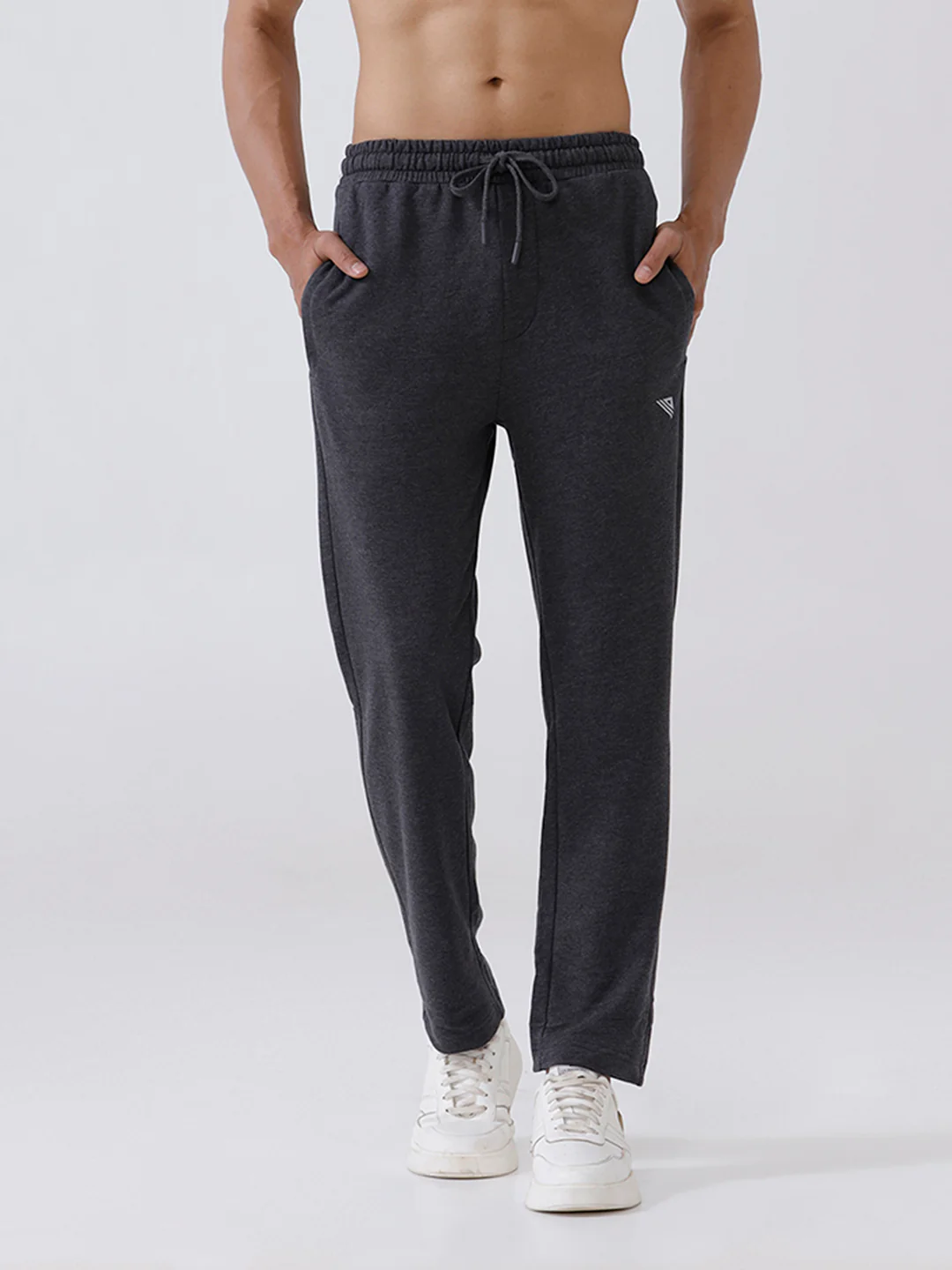 Combed Cotton Rich Track Pant with Side Pockets Charcoal ETT4 - Image 6