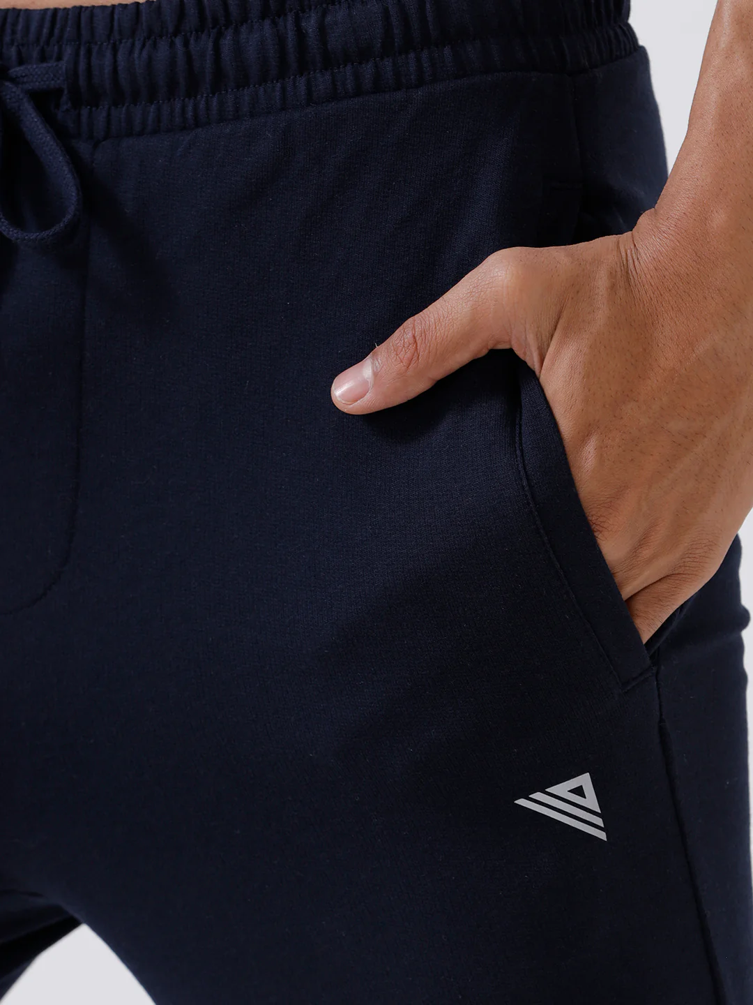 Combed Cotton Rich Track Pant with Side Pockets Navy ETT2 - Image 5