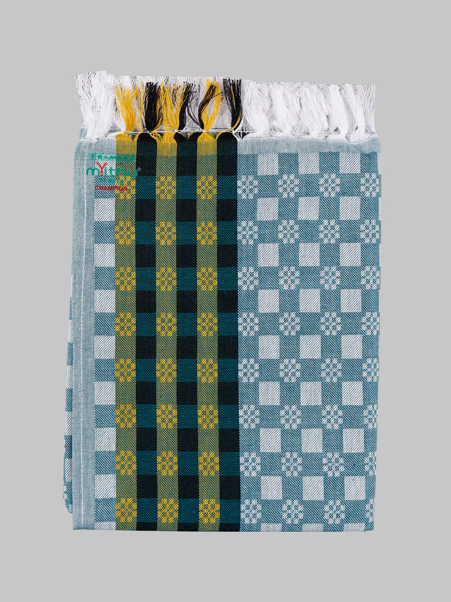 Cotton Assorted Colour Bath Towel Champion (Pack of 2) - Image 6