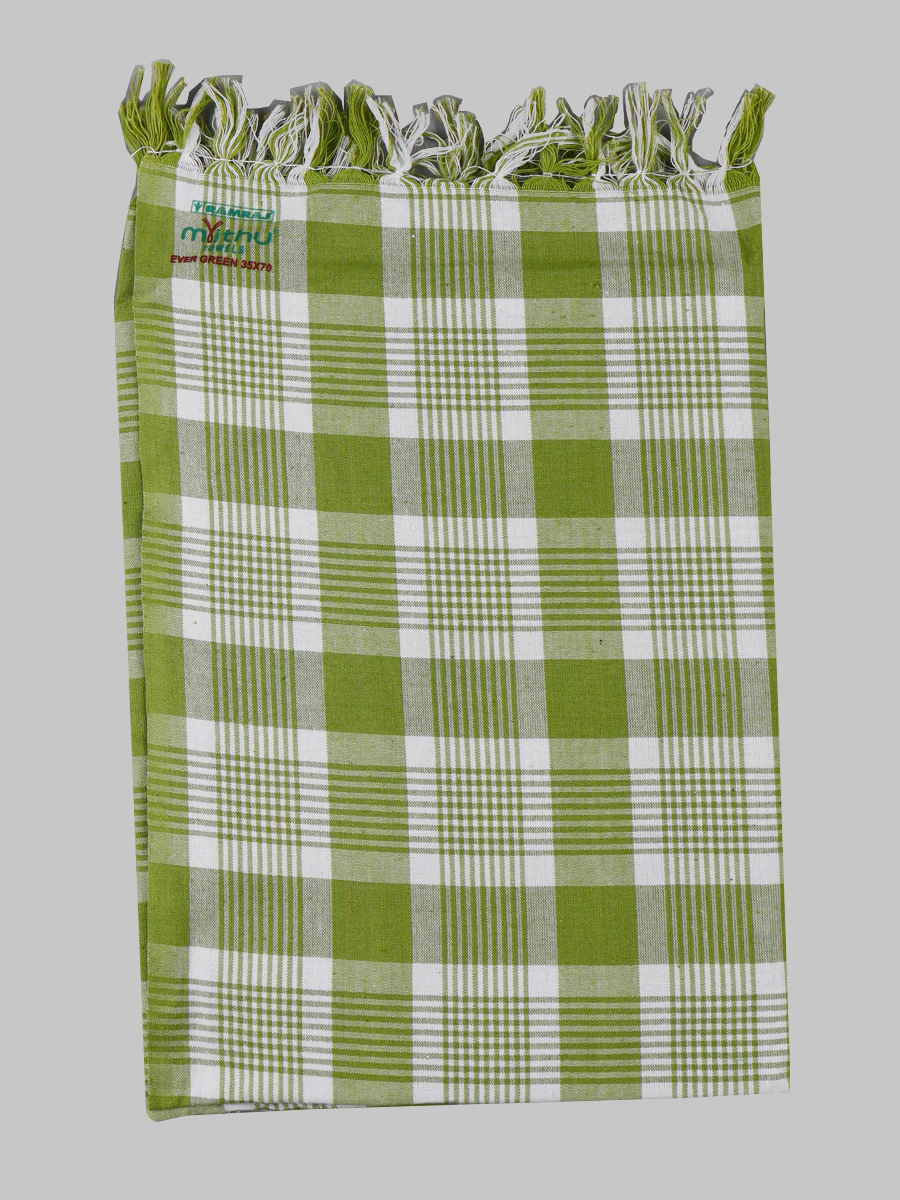 Cotton Assorted Colour Bath Towel Ever Green Pack of 2 - Image 5