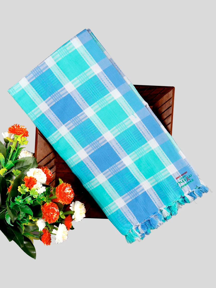 Cotton Assorted Colour Bath Towel Grassland 30x60 (Pack of 2) - Image 3
