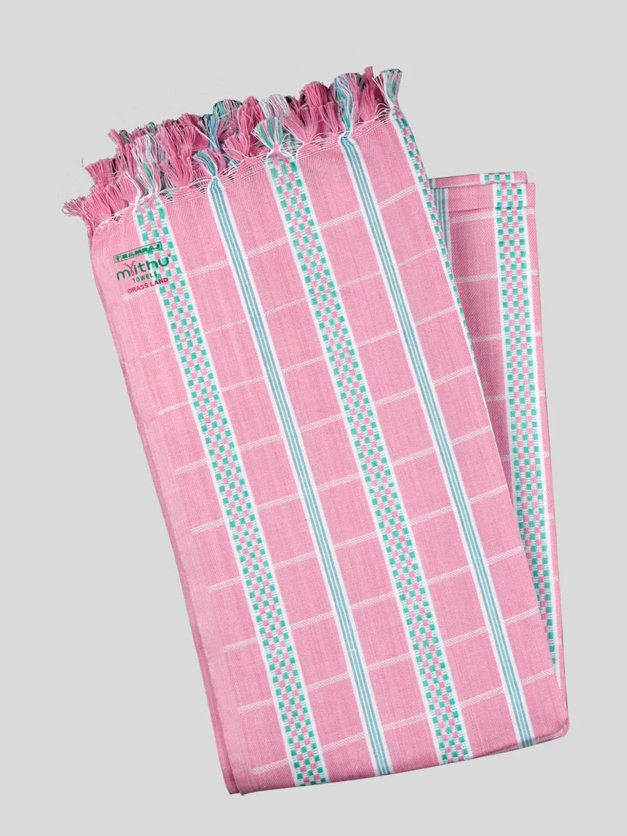 Cotton Assorted Colour Bath Towel Grassland 30x60 (Pack of 2) - Image 4