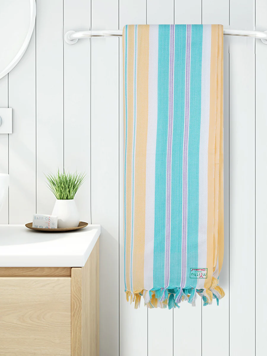 Cotton Assorted Colour Bath Towel Majesty (Pack of 2) - Image 2