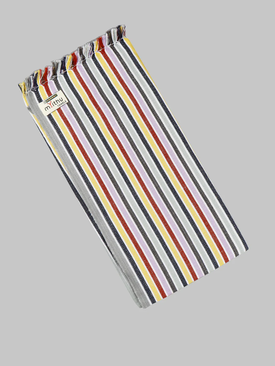 Cotton Assorted Colour Bath Towel Marutham (Pack of 2) - Image 11