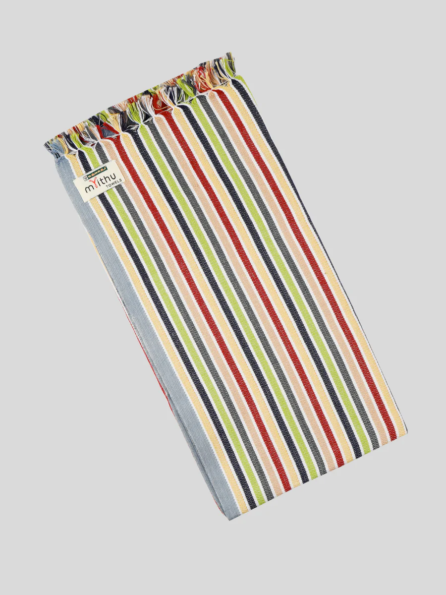 Cotton Assorted Colour Bath Towel Marutham (Pack of 2) - Image 17