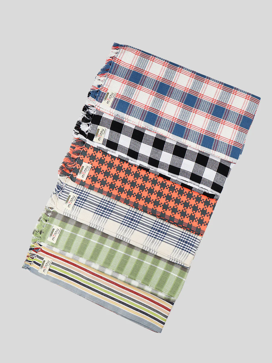 Cotton Assorted Colour Bath Towel Marutham (Pack of 2) - Image 19