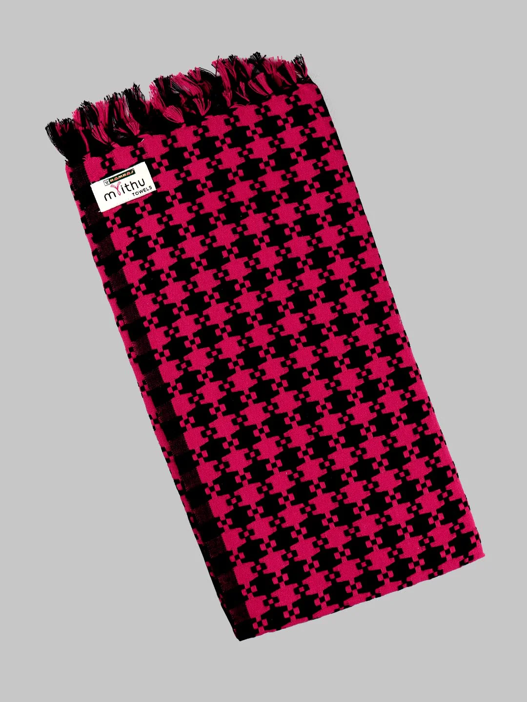 Cotton Assorted Colour Bath Towel Marutham (Pack of 2) - Image 3