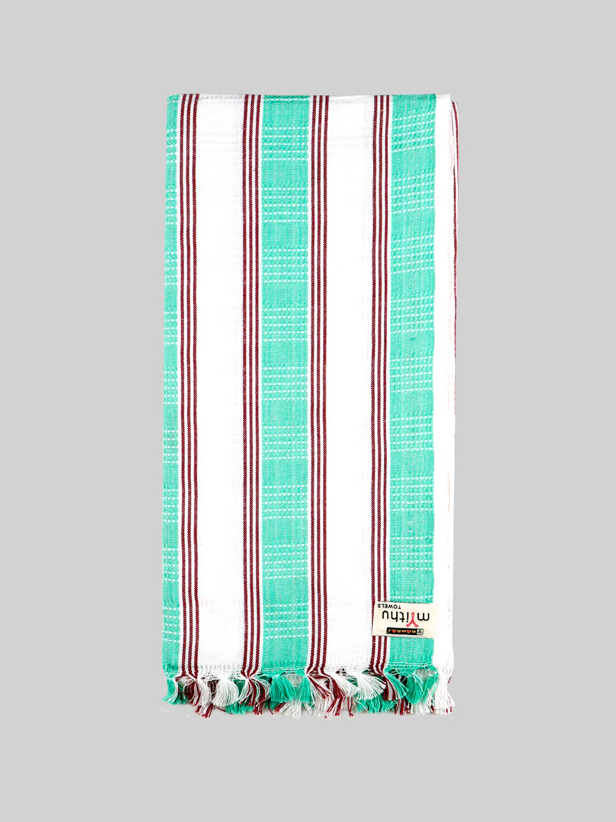 Cotton Assorted Colour Bath Towel Marutham (Pack of 2) - Image 6