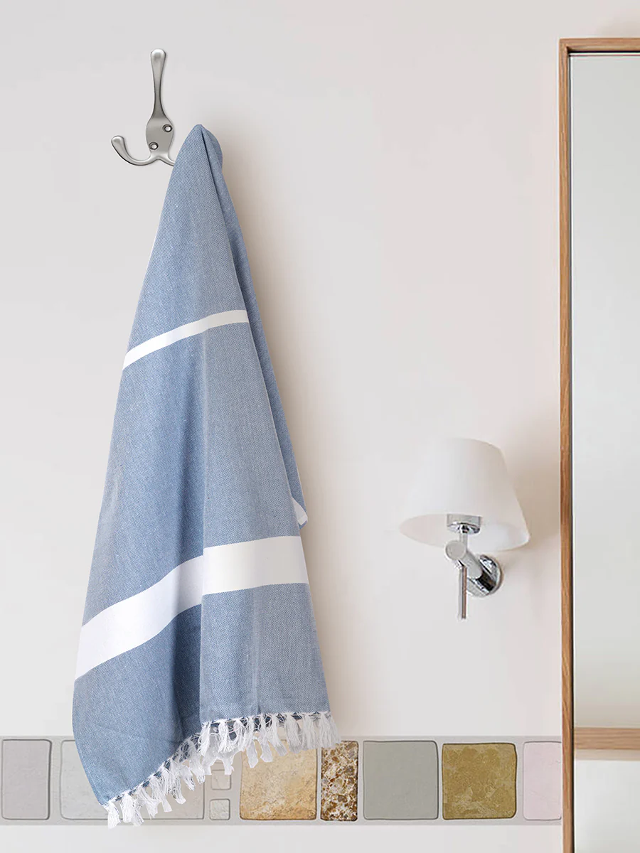 Cotton Assorted Colour Bath Towel Master (Pack of 2) - Image 10