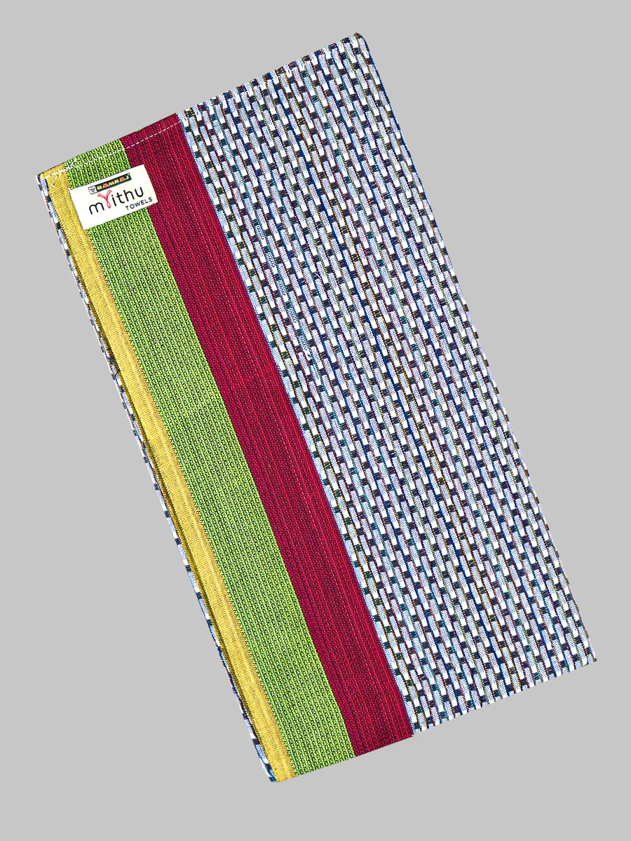 Cotton Assorted Colour Bath Towel Nice Day 30x60 (Pack of 2) - Image 6