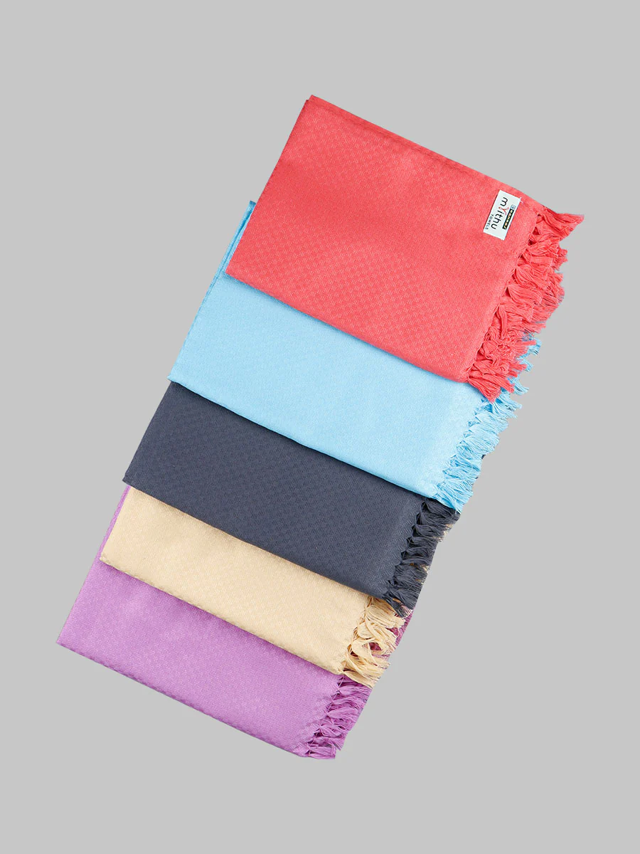 Cotton Assorted Colour Bath Towel Ritham (Pack of 2)