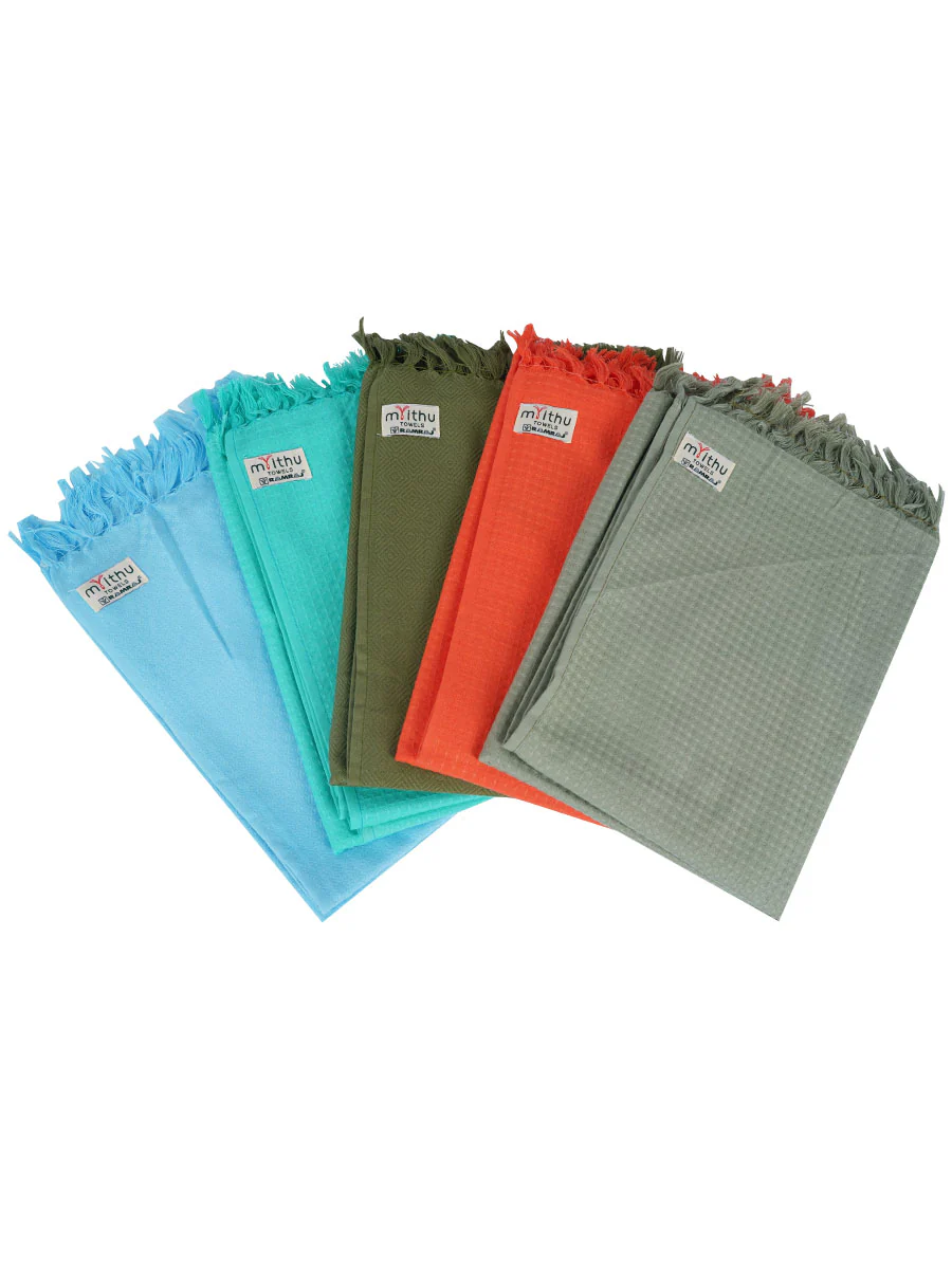 Cotton Assorted Colour Bath Towel Ritham (Pack of 2) - Image 9