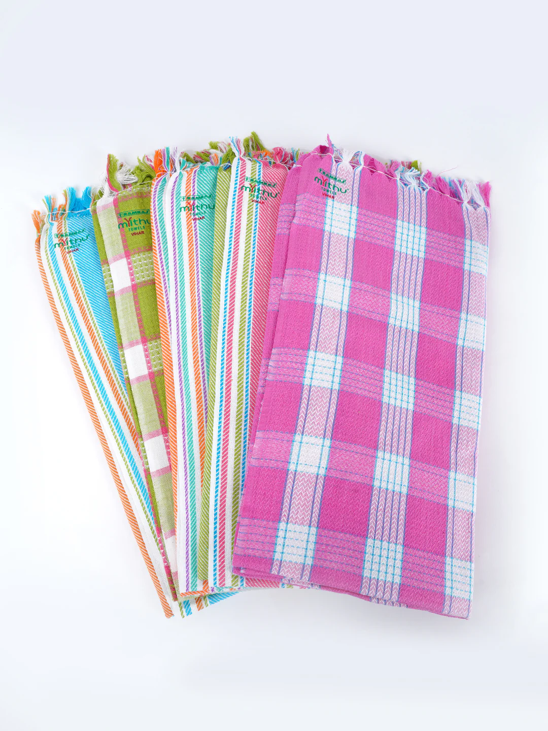 Cotton Assorted Colour Bath Towel Vihar Special New (Pack of 2) - Image 8