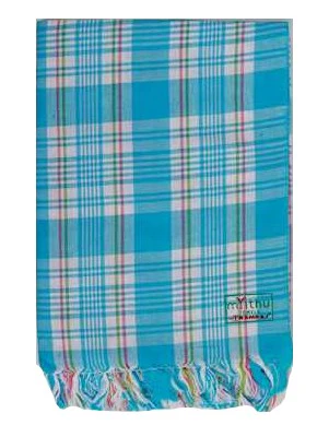 Cotton Assorted Colour Checked Bath Towel ( Pack Of 2 ) - Image 8