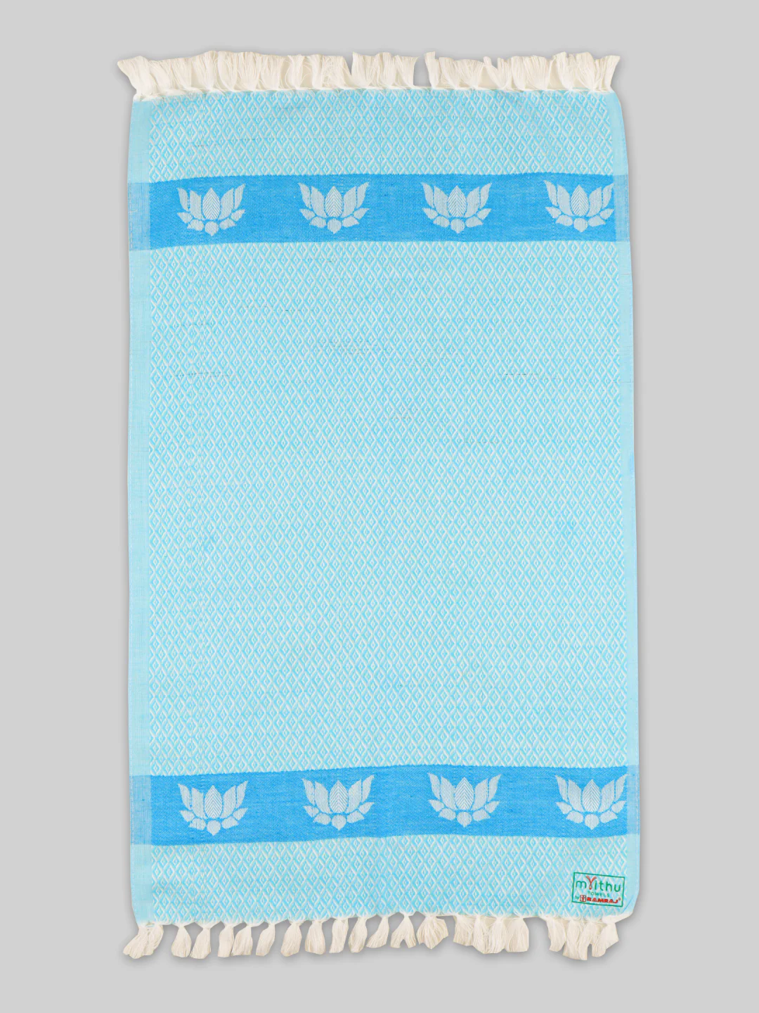Cotton Assorted Colour Napkin / Hand Towel (Pack of 5) - Image 5