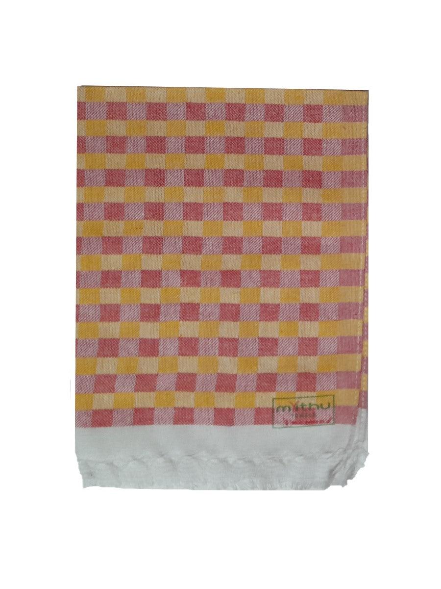 Cotton Assorted Colour Napkin Towel Pack of 6 - Image 4