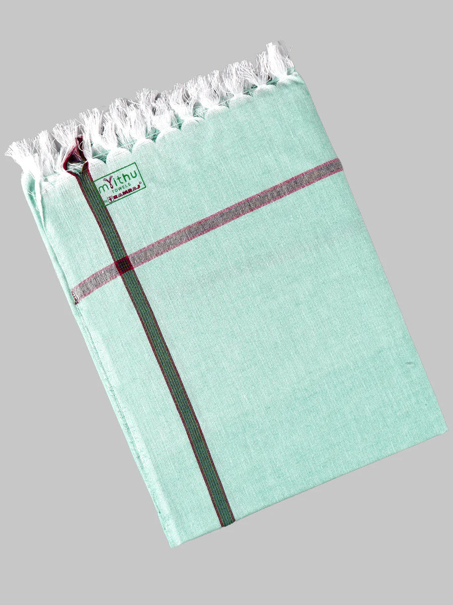 Cotton Assorted Colour Softest Checked Bath Towel Haiku Colour (2 Pcs Pack) - Image 10