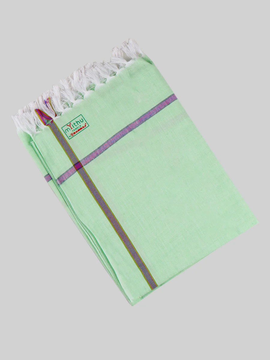 Cotton Assorted Colour Softest Checked Bath Towel Haiku Colour (2 Pcs Pack) - Image 5